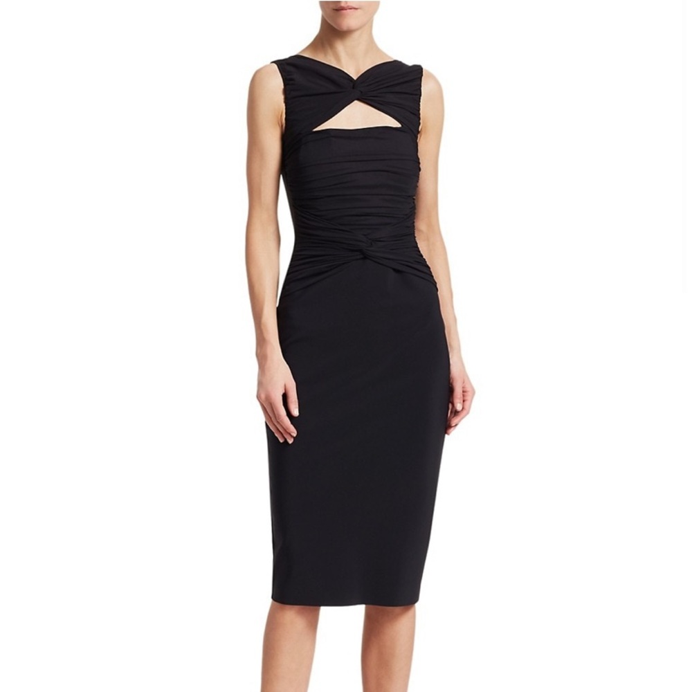 Chiara Boni La Petite Robe Audrine Ruched Cutout Bodycon Dress (2)